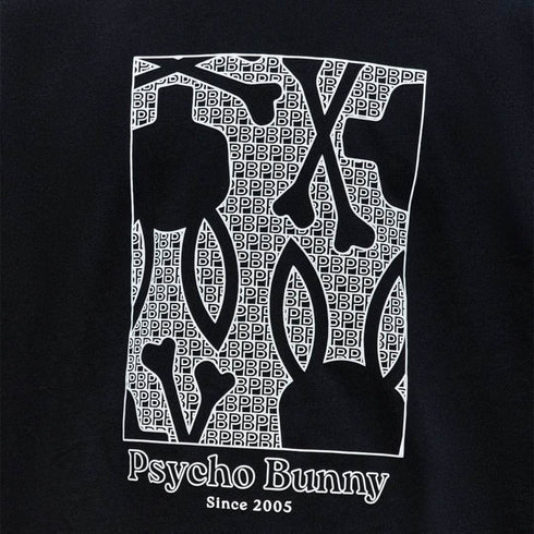 CAMISETA NEGRA GLENN PSYCHO BUNNY KIDS